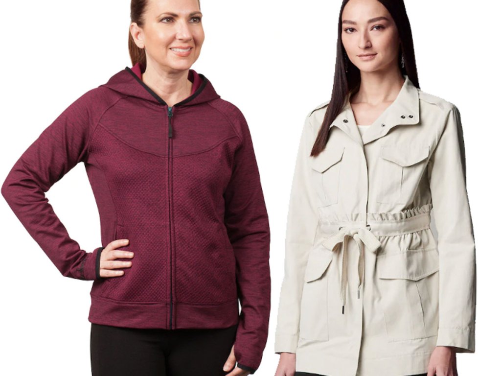 french terry jacket and utility jacket kohls