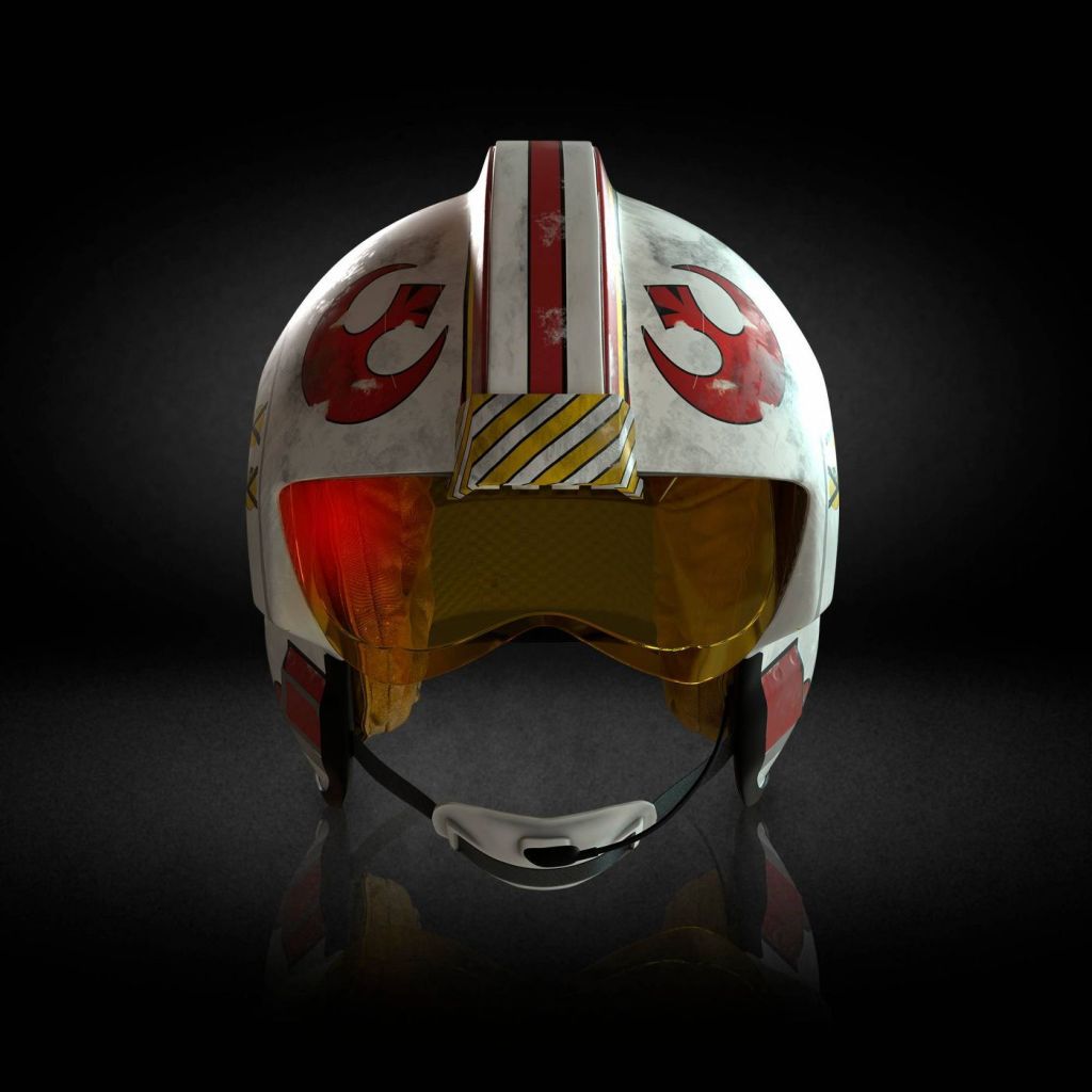 luke skywalker battle helmet