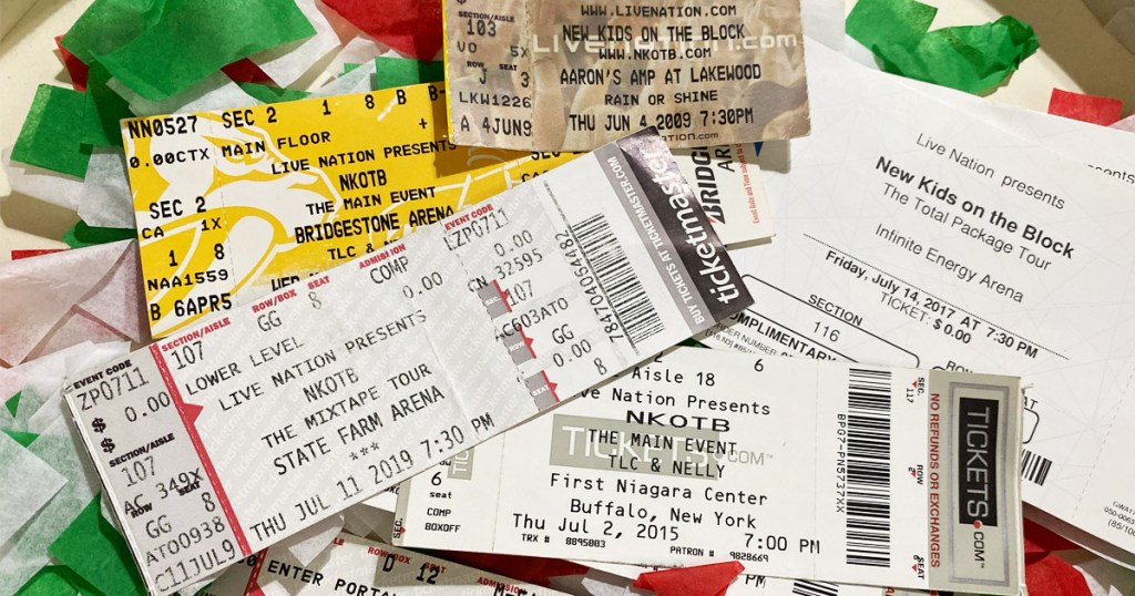 concert tickets