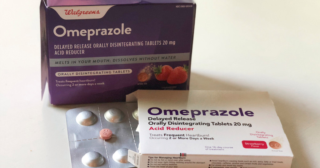 walgreen's omeprazole heartburn tablets