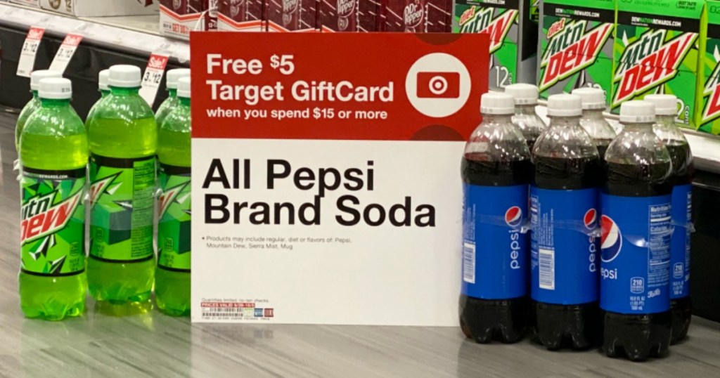 pepsi store sign with bottles of soda