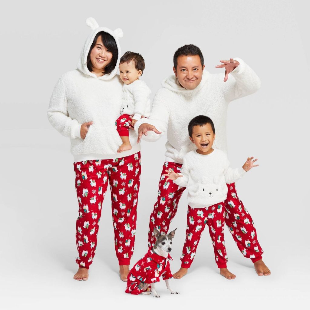 llama Family Pajamas