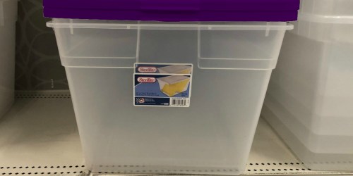 Sterilite 58-Quart Storage Boxes & Lids 8-Pack Only $29.99 at Walmart | Just $3.74 Each