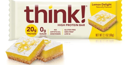 think! High Protein Bars 10-Pack as Low as $6.61 Shipped at Amazon | Just 66¢ Per Bar