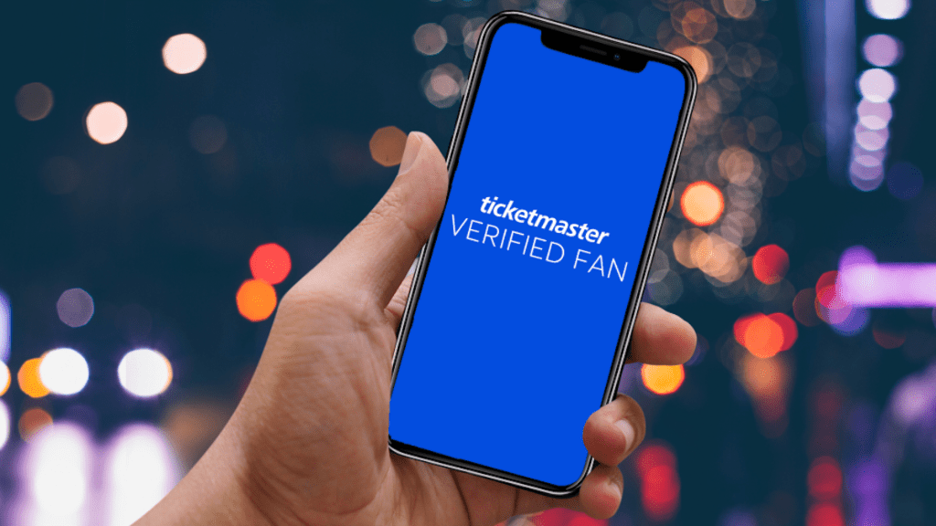 ticketmaster veified fan on iphone