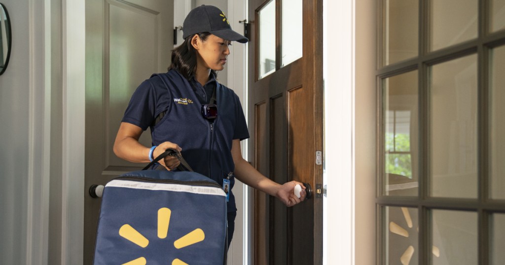 Walmart InHome delivery person