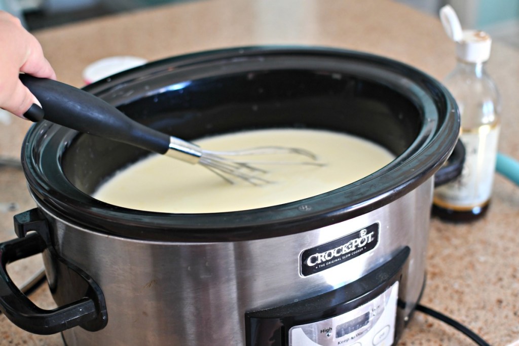 whisking hot chocolate