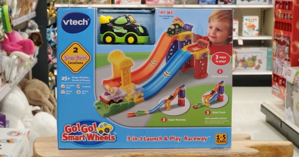 VTech Go! Go! Smart Wheels 3-in-1 Launch and Play Raceway