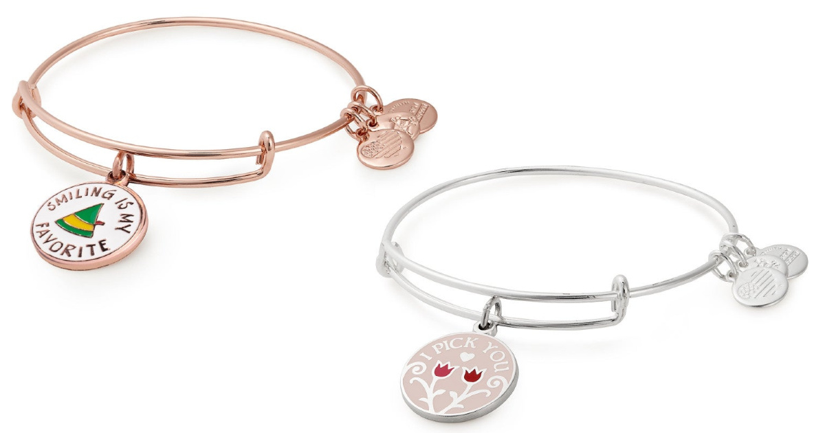 two alex and ani bangle bracelets