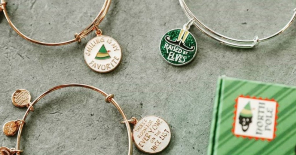 Alex and Ani holiday bracelets