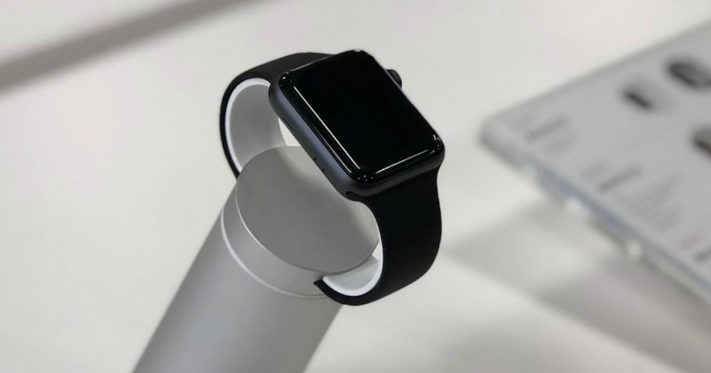 Apple Watch series 4 on display