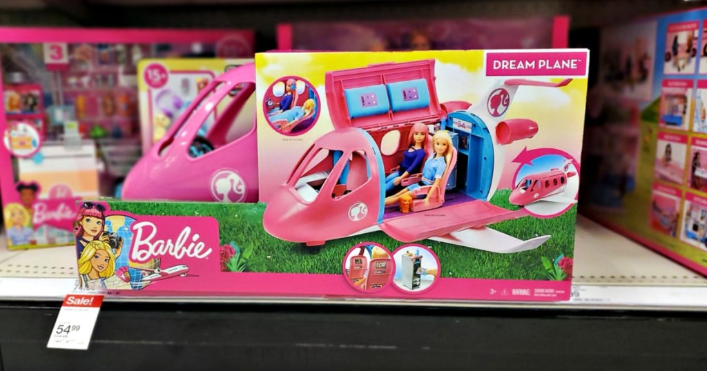 Barbie Dream Plane on Target shelf