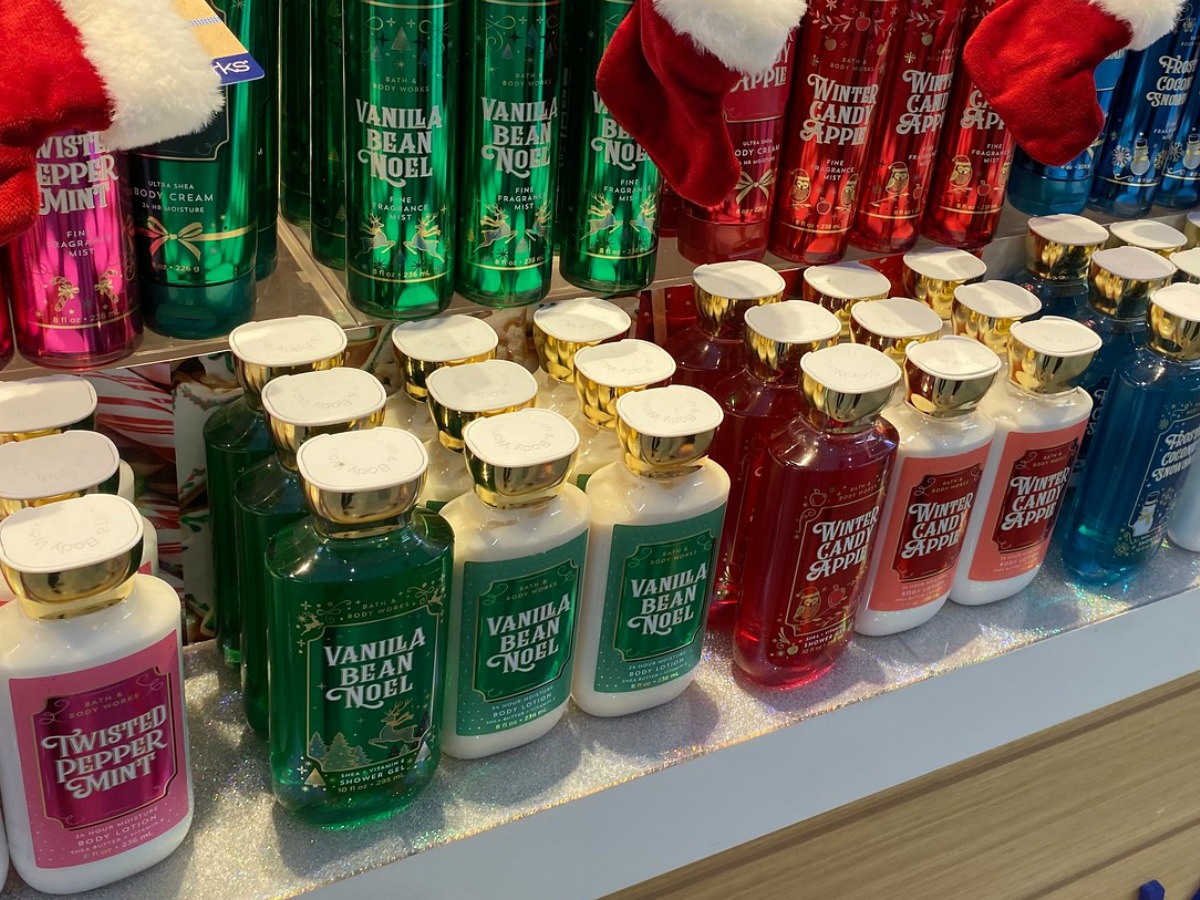 Body lotions in Bath & Body Works