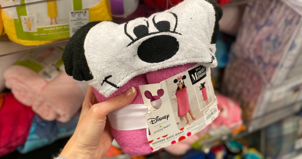 Kids Minnie Mouse Bath Wrap at Kohl's