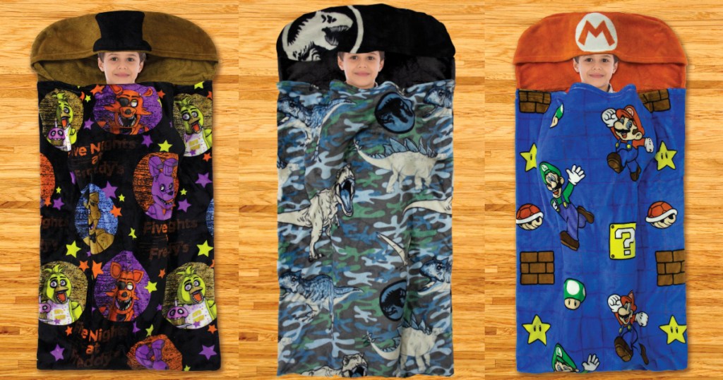 Kids Step-in fleece blankets