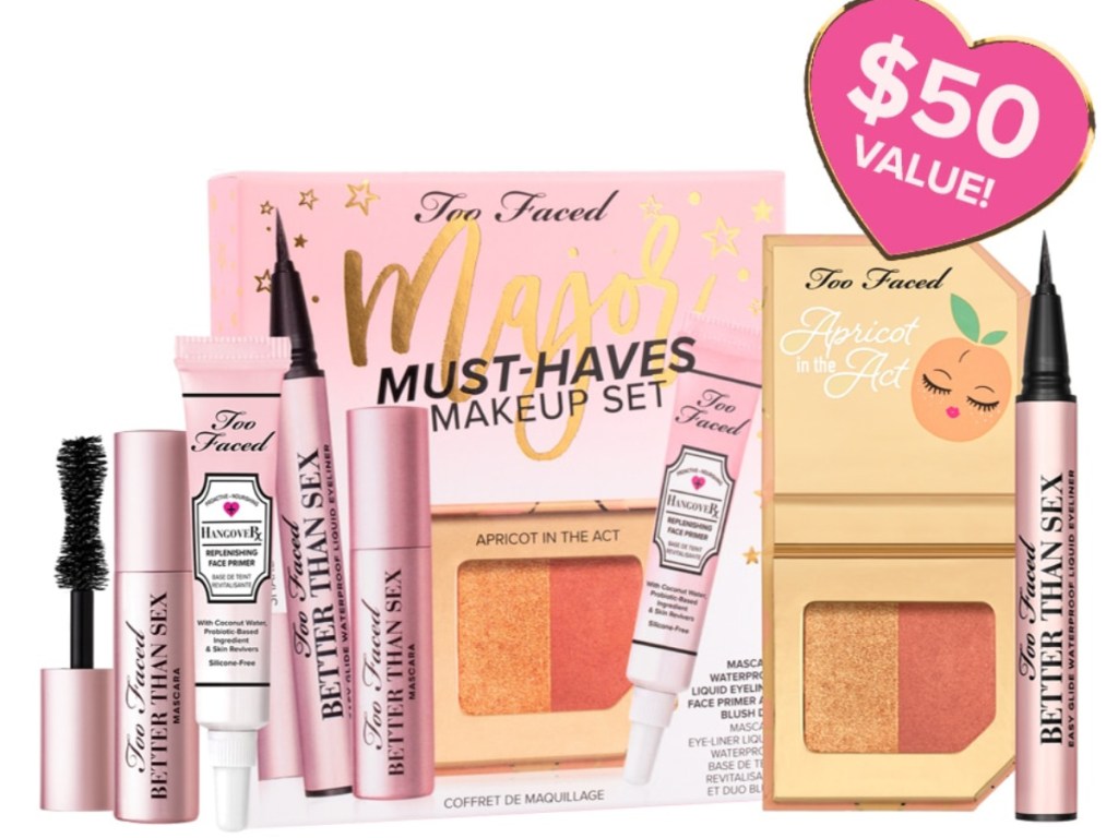 Too Faced Major Must Haves cosmetic kit