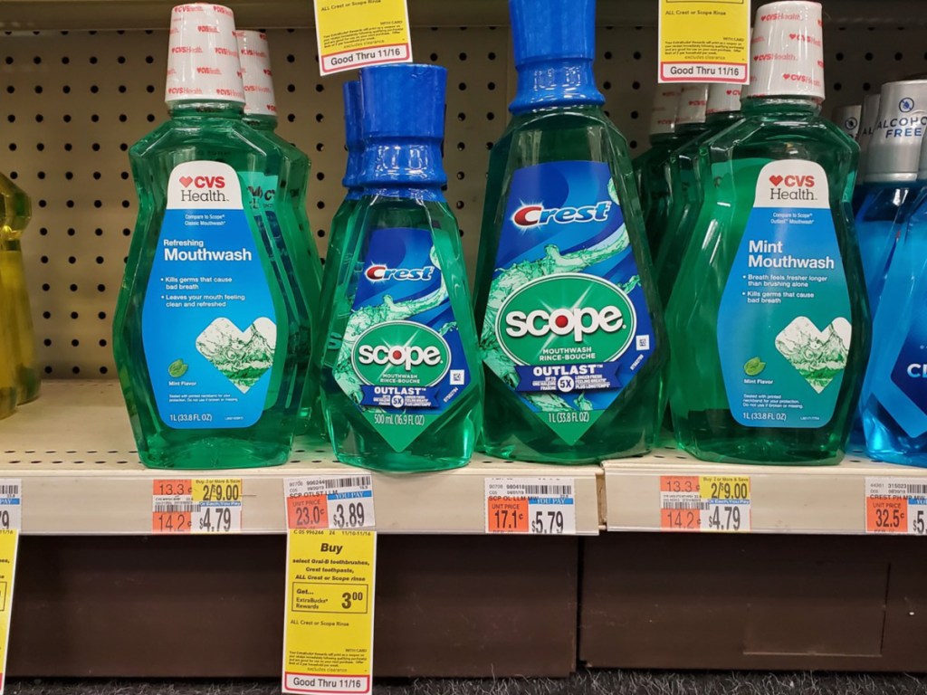 Scope Mouthwash at CVS