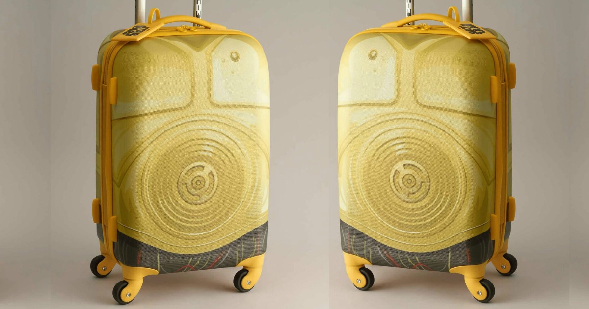 Star Wars C-3PO suitcase exterior