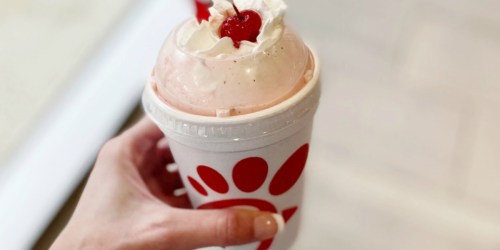 The Peppermint Chocolate Chip Milkshake is Back at Chick-fil-A!