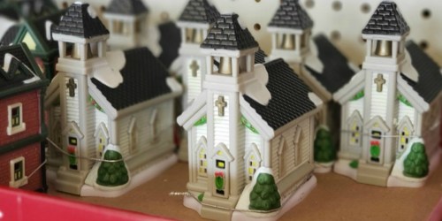 28-Piece Christmas Village Collection Only $13 at Dollar Tree