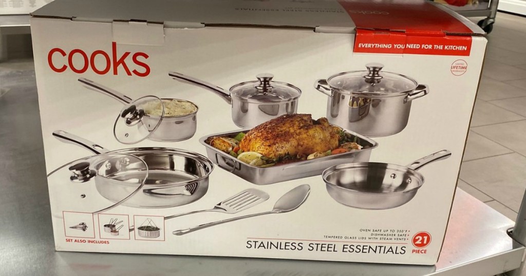 Cooks Stainless Steel Essentials on shelf at JCPenney