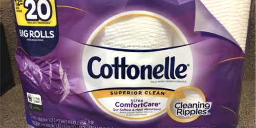 Cottonelle Ultra onlinefortCare Toilet Paper 12 Big Rolls Only $4.50 Shipped at Amazon