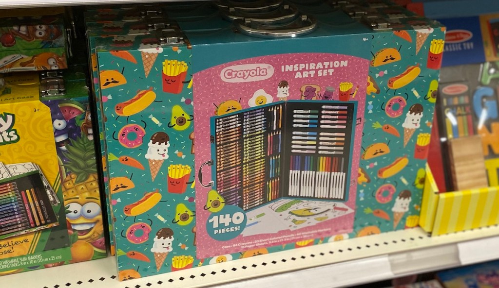 Crayola Inspiration Art Set on shelf at Target