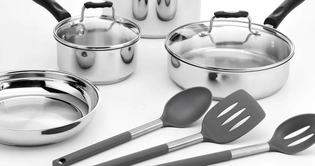 Cuisinart 10-Piece Stainless Steel Cookware Set