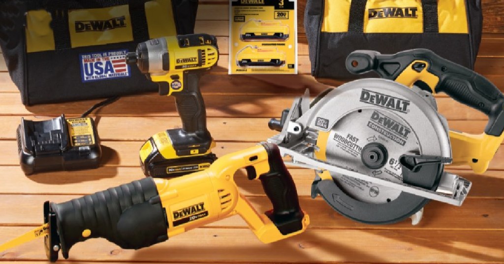 Dewalt Lithium Ion 20 volt power tools