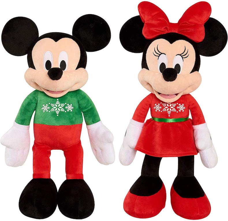 Disney Mickey and Minnie Holiday Plush