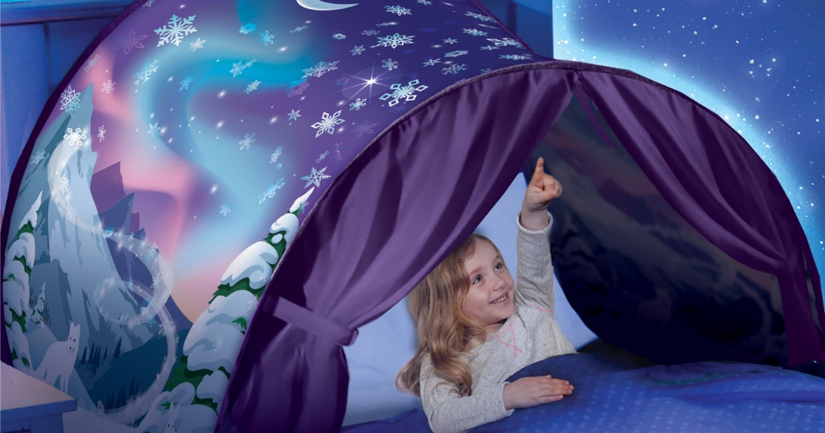 Girl lying in Dream Tent