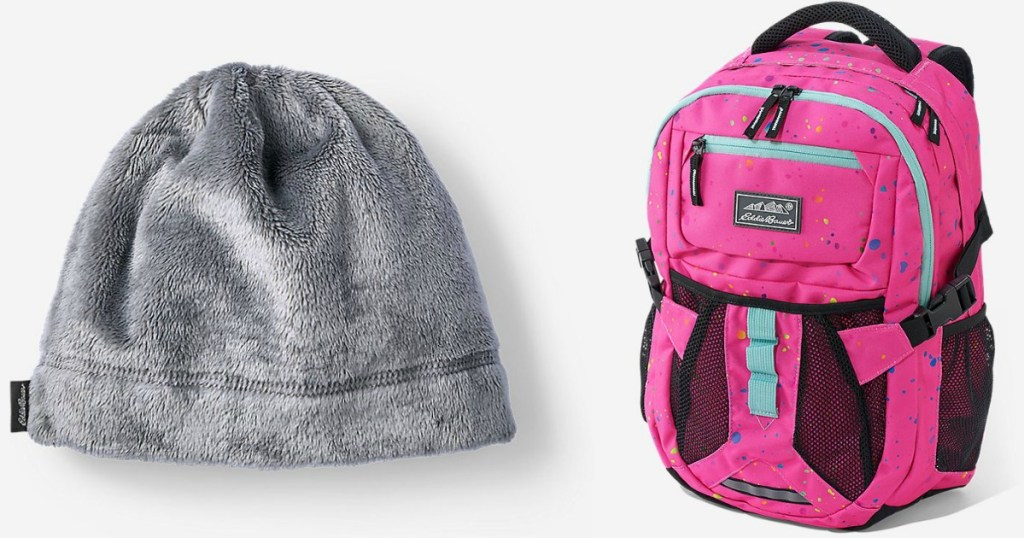 Eddie Bauer Hat and Backpack