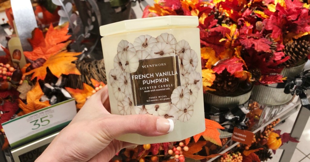 French Vanilla Pumpkin Scentworx Candles