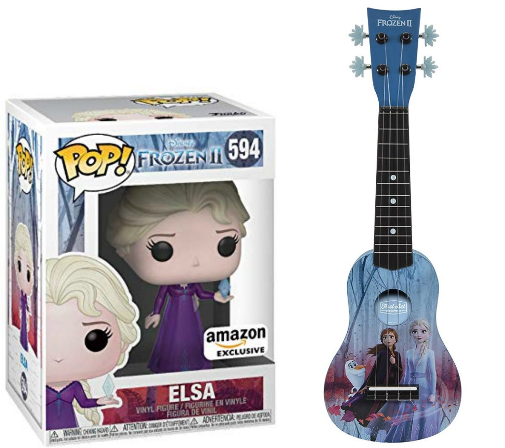 Funko POP! figure and Ukulele