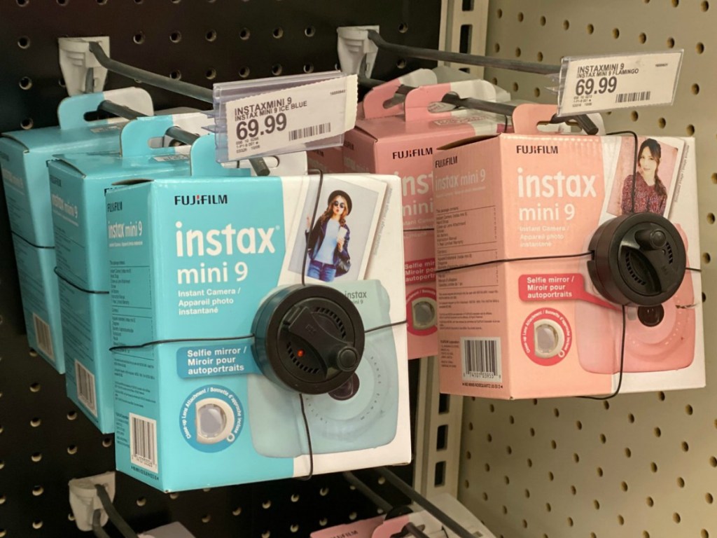 Fujifilm Instax Mini 9 on display in-store