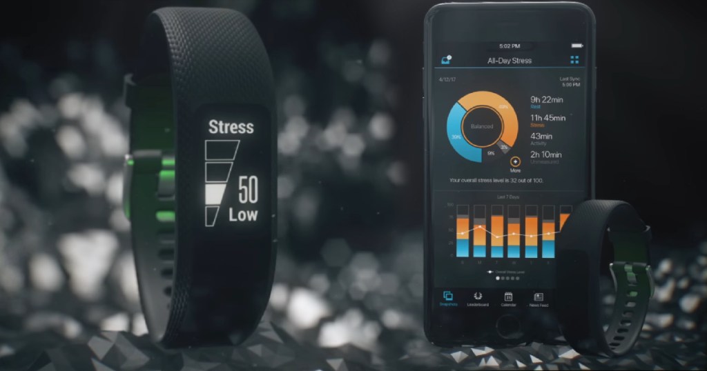 Garmin Vivosmart with app