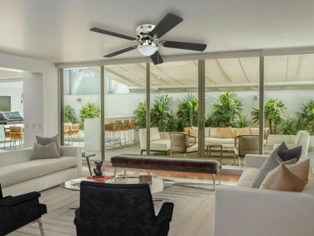 Harbor Breeze Ceiling Fan in living room