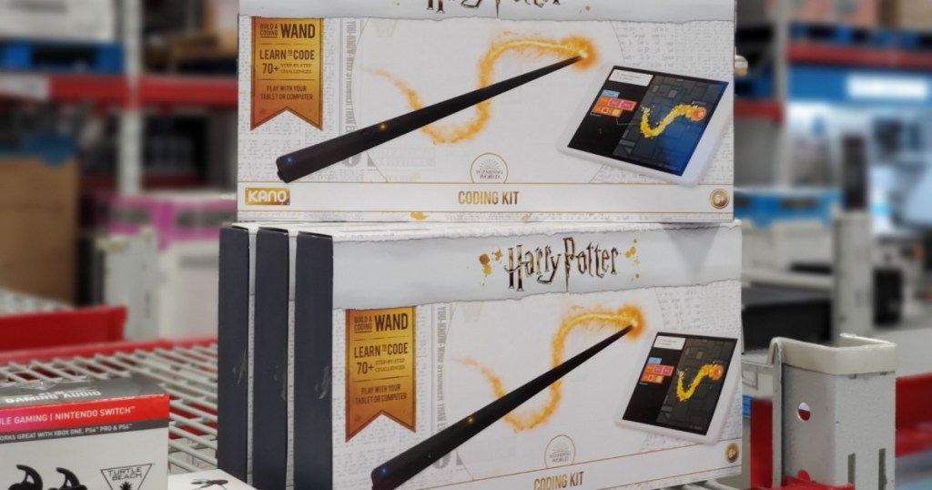 harry potter kano coding kit on shelf at store