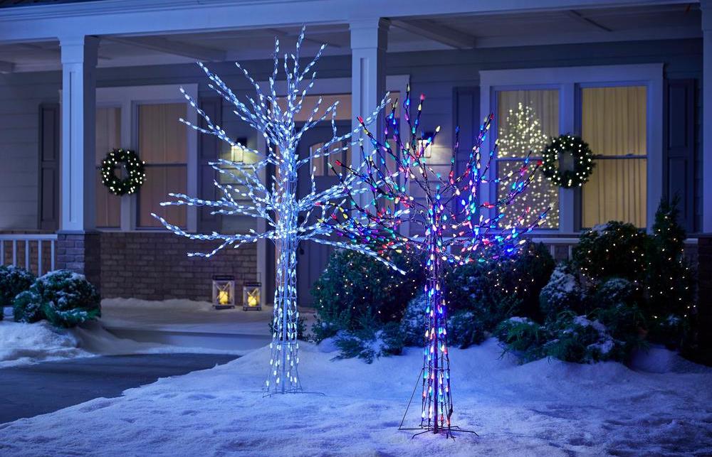 Home Accents Holiday 6 ft. LED Deciduous Tree Sculpture