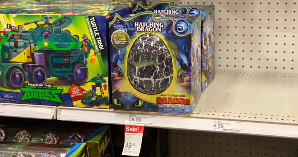 How to Train Your Dragon Hatching Toothless at Target on shelf