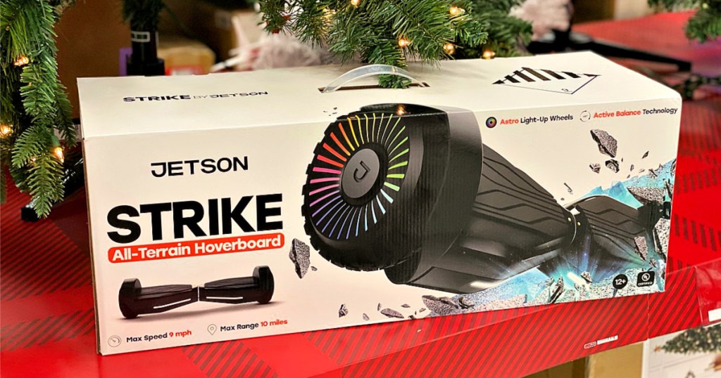 Jetson Strike Hoverboard under Christmas Tree