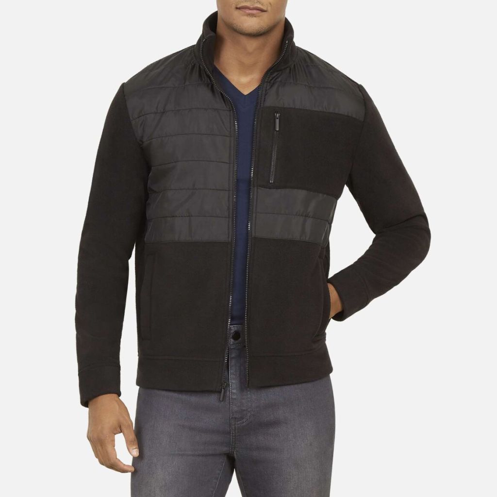 Kenneth Cole mock neck jacket