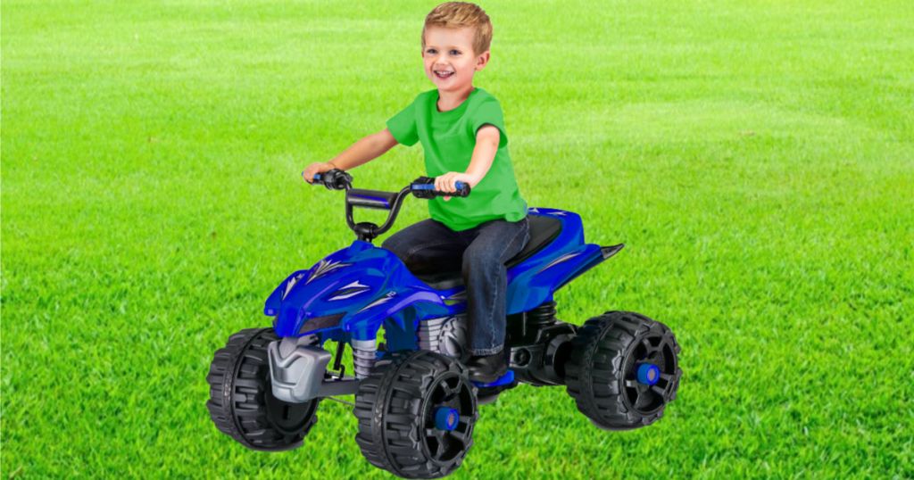 blue Kid Trax Sport ATV