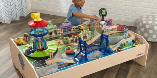 KidKraft PAW Patrol Train Table Only $119.99 Shipped at Walmart (Regularly $250) | Includes 70+ Accessories