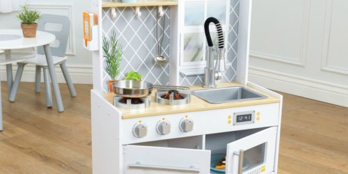 KidKraft Wooden Play Kitchen Only $69.99 Shipped + Get $10 Kohl’s Cash