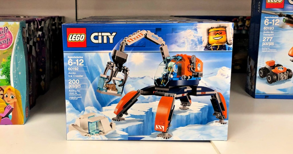 LEGO City Arctic Ice Crawler Building Kit on shelf