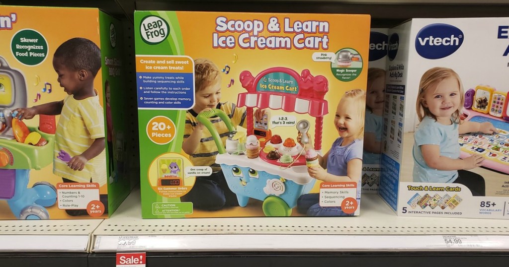 LeapFrog Scoop and Learn Ice Cream Cart box