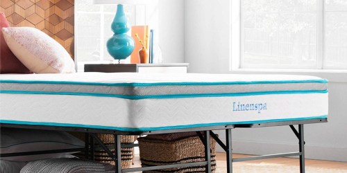 Linenspa 8″ Hybrid Mattress AND Frame Just $109.99 Shipped at Amazon (Regularly $189)