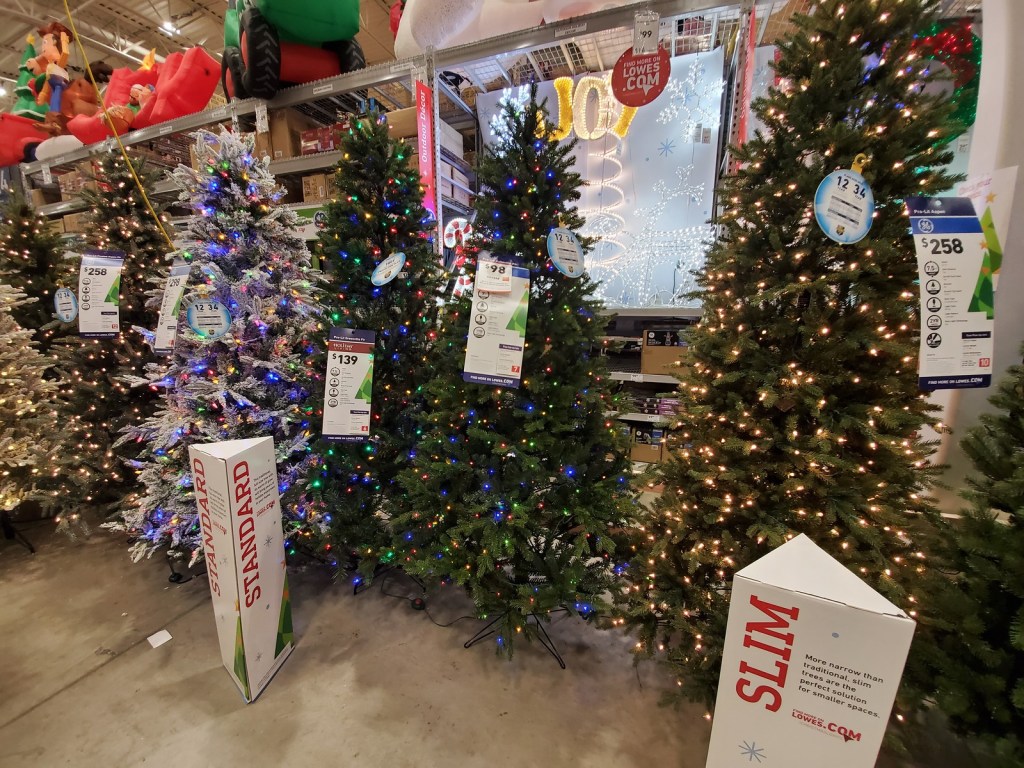 Lowe's Artificial Tree