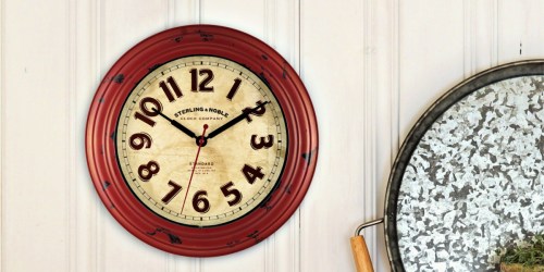 Better Homes & Gardens Wall Clock Only $4.48 at Walmart (Regularly $12)